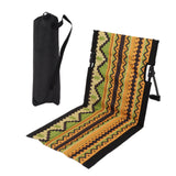 Maxbell Outdoor Beach Lounger Compact Foldable Beach Mat for Barbecue Travel Camping Yellow