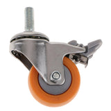 Maxbell 2in 720 Degree Industrial Swivel Caster Wheels Bearing Capacity Heavy Duty