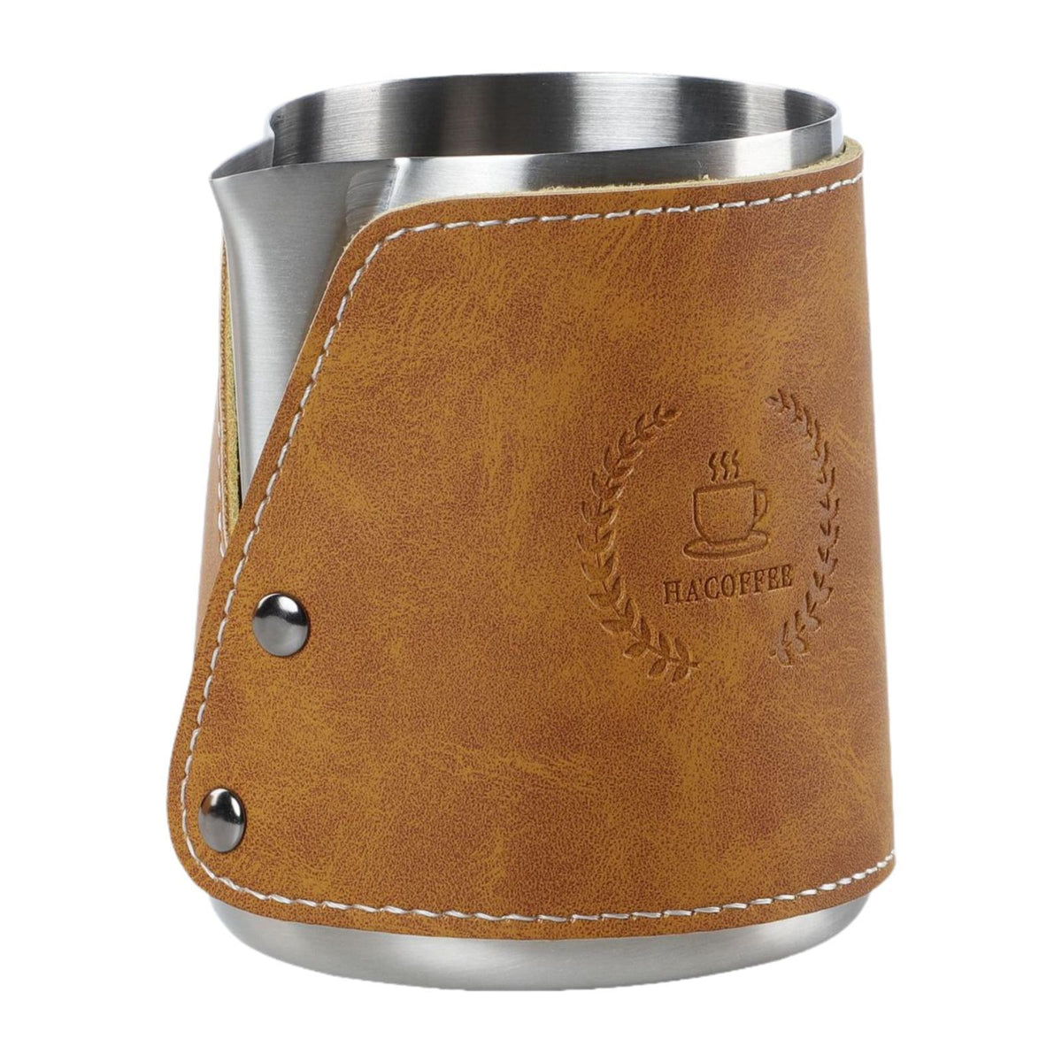 Maxbell Handleless Pitcher Stainless Steel Latte Art Latte Milk Frothing Pitcher argent