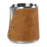 Maxbell Handleless Pitcher Stainless Steel Latte Art Latte Milk Frothing Pitcher argent