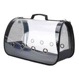Maxbell Cat Carrier Zipper Closure Pet Handbag Folding for Camping Walking Shopping Black S
