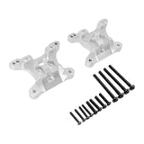 Maxbell 1:16 Remote Control Car Rustproof Front Rear Shockmount for RC Vehicle Parts Silver