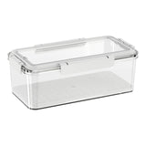Maxbell Food Storage Container Reusable Fruit Lunch Box for Home Kitchen Adults 3.8L White