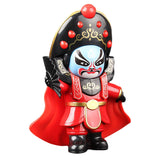 Maxbell Chinese Opera Doll Statue Traditional for (Four Random Face) Souvenir Gifts red
