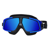 Mens Womens Swimming Goggles Anti Fog Shatterproof UV Protection Blue