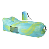 Maxbell Inflatable Lounger Chair Lazy for Backyard Outdoor and Indoor Easy Setup Green Leeves