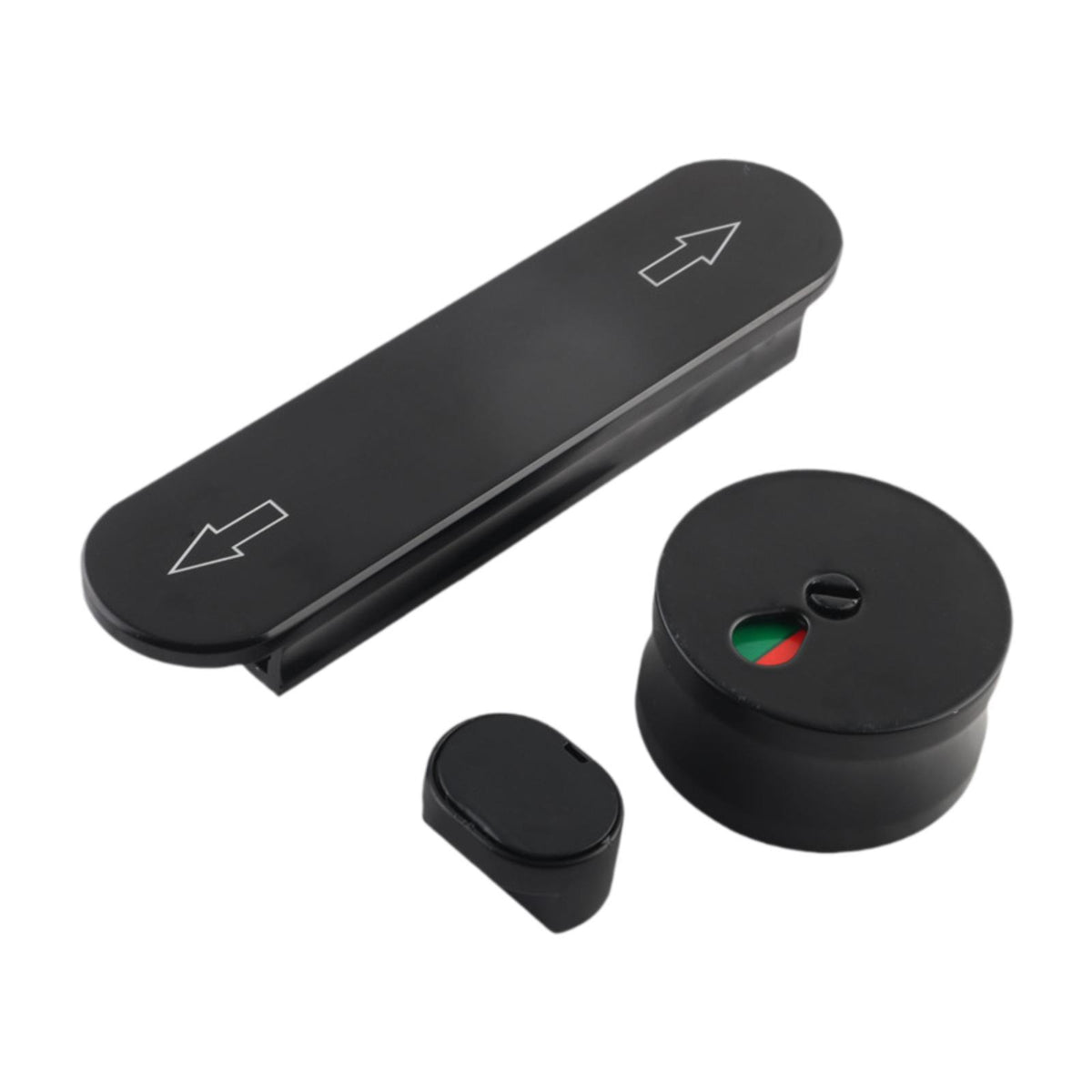 Maxbell Indicating Utility Bathroom Door Lock Bolts for Restaurants Black