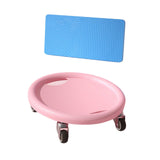 Maxbell Abdominal Exercise Roller Slider Multipurpose 13.7x3.7inch Workout Equipment Pink