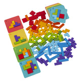 Wooden Puzzle Block Stem Wooden Puzzle for Holiday Gifts Boys Girls Children