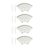 Maxbell 4x Strawberry Plant Supports Lightweight Keep Berries Clean Protection Racks White