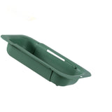 Maxbell Extendable Colander Strainer Sink Colander Strainer Basket for Fruits Dishes Green L