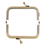 Maxbell 8.5cm Rectangular Metal Frame Kiss Clasp Lock for Handbag Purse Coin Bag - Aladdin Shoppers