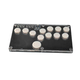 Maxbell Arcade Street Fight Game Controller Joystick Durable Multipurpose Custom RGB Style D