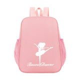 Maxbell Ballet Dance Backpack Portable Gymnastics Ballet Bag for Gym Weekender Girls Light Pink