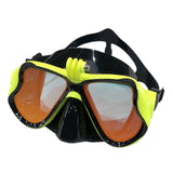 Adult Scuba Diving Mask with Camera Mount Glasses for Underwater Free Diving C