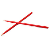Maxbell 2 Pairs Maple Wood Drumsticks 5A Drum sticks wooden tips Red & Black Music Band