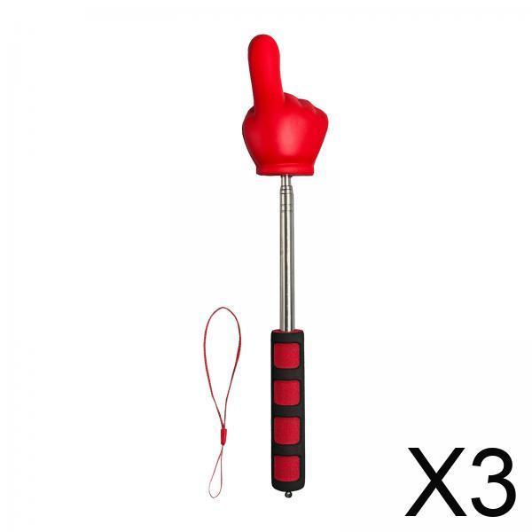 Maxbell 3xTelescopic Teachers Pointer Extendable for Meeting Kindergarten Presentation Red