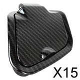 15xSide Pocket Charger Cover ABS Fits for Yamaha Nmax V2 2020-2021 Replace Carbon Pattern