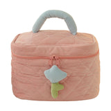 Maxbell Maxbell Makeup Bag Organizer Gift Cute Women Unique Stylish Zipper Toiletry Wash Bag Pink Top Handle