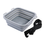 Maxbell Portable Ice Shower Silicone Cold Water Camping Convenient Ice Bath