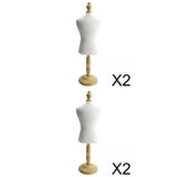 4x Cat Dog Clothes  Mannequin Doll Dress Form Display Rack for Doll Clothes