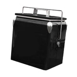 Maxbell Ice Chest Cooler Portable Vintage Design Insulated Box for Camping Bbqs Boat black