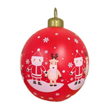 Maxbell Inflatable Christmas Ball Sturdy Xmas Inflatable Ball for Yard Porch Outside Style A