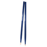 Maxbell 2 Pairs Maple Wood Drumsticks 5A Drum sticks wooden tips for Music Band Blue Red