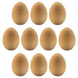 Maxbell 20 Pcs Wood Simulation Eggs Ornament Paint Exercise Home Party Decoration