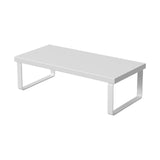 Maxbell Computer Stand Organize Sturdy Monitor Riser Stand Versatile Notebook Holder White and White