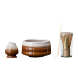 Maxbell Matcha Whisk Set Portable Matcha Set for Tea Lover Tea Preparation Tea House Coffee White Wave