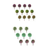 Maxbell 60 Mixed Flower Ball Trees Model Train Garden Diorama Spring Scene 1:100 HO TT