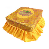 Buddha Meditation Floor Seat with Cover for Buddha Meditation Yellow Set