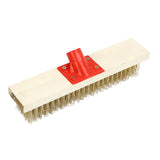 Maxbell Maxbell Floor Brush Head Tough Deck Scrub Brush Head for Tile Surfaces Garage Cement 30cm