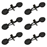 Maxbell 6 Sets Sew on Toggle Buttons Resin Horn Buttons for Winter Coat Bags Clothes Style A