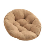 Maxbell Hanging Egg Chair Cushion Round Soft Floor Pillow for Living Room Home Porch Brown