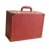 Barber Carrying Case Travel Barber Suitcase Sturdy Portable for Hairdressers Red