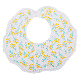 Maxbell Drool Bib Absorbent Adjustable Lace Feeding Bibs for Boys Girls Infant Gifts Flower