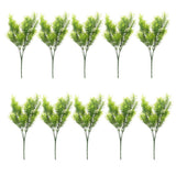 Maxbell 10Pcs 30cm Green Artificial Cedar Tree Home Garden Decoration Conifer Tree