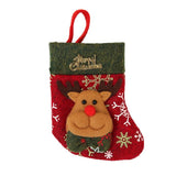 Maxbell Non-woven Cloth Christmas Stockings Xmas Decor Supplies Gift Bag Elk