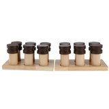 Maxbell Maxbell Wooden Montessori Sensorial Material Scent Holder Box Smelling Bottle Cylinder
