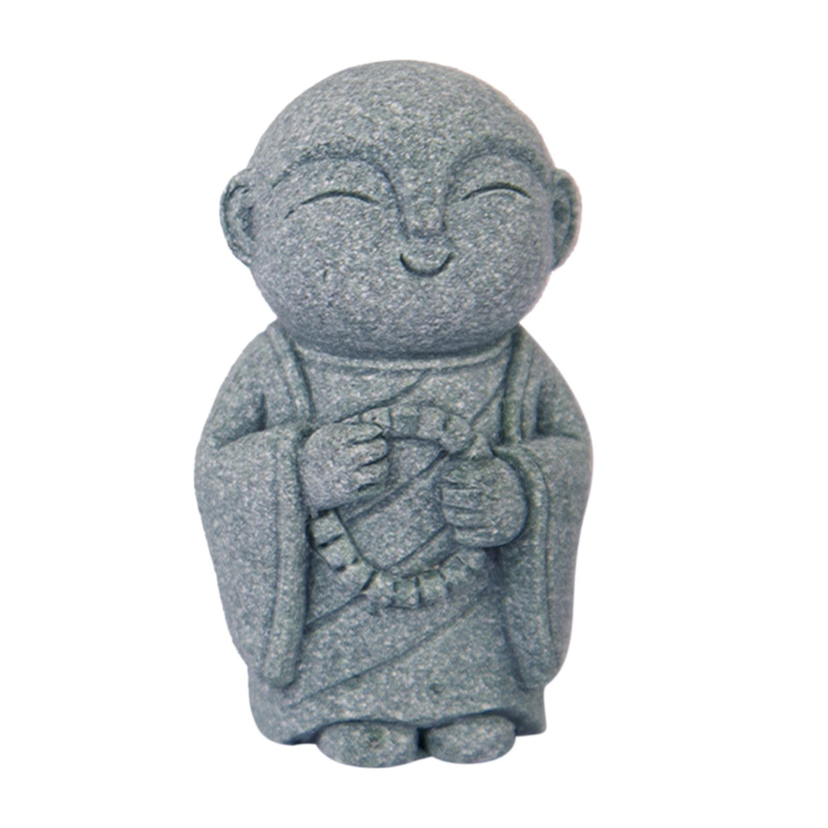 Maxbell Maxbell Monk Figurine Mini Buddha Fish Tank Decorations for Tabletop Teahouse Garden Style B