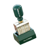 Maxbell Rollers Date Stamp Sturdy Date Stamper for Craft Scrapbooking  Green Handle