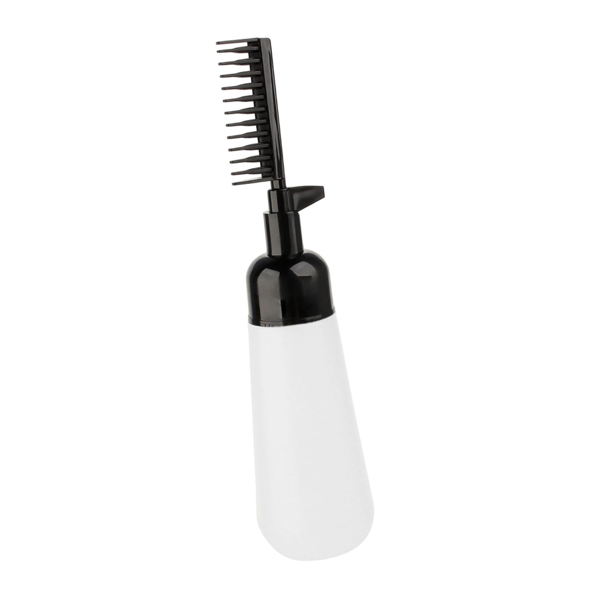Maxbell Comb Applicator Bottle Hair Coloring Dyeing Dispensing Bottle for Salon black