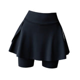 Maxbell Tennis Skirt with Pockets Gyjm Fitness Soft Beach Women's Pleated Skirt XL Black