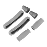 Maxbell Crutch Pads Kit Rubber Replacement Accessories for Patients Elderly Athletes Grey
