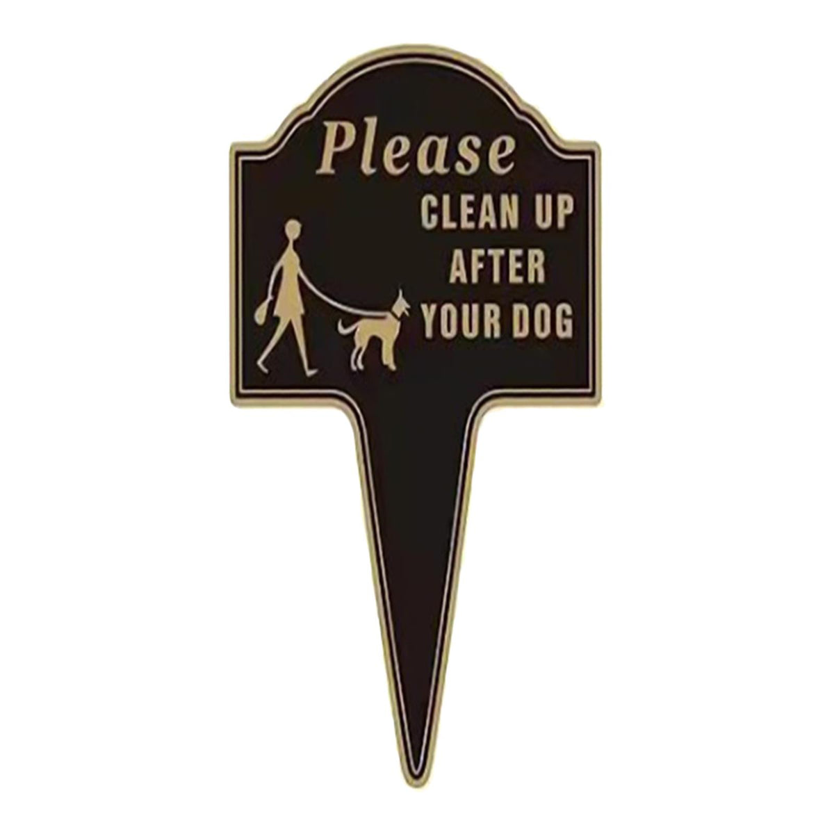 Maxbell Please Clean up after Your Dog Sign Decorative Garden Stake for Park Pathway