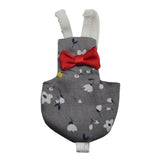 Maxbell Maxbell Parrot Nappies Pocket Cloth Diaper Bird Pee Pad Flowers Dot Gray for Bird M