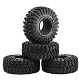 Maxbell 4x 1:10 Easy to Use Versatile Accessories RC Crawler Tires for TRX4 D90 D298