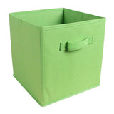 Maxbell Fabric Storage Cube Clothes Shoes Open Storage Bin for Kid's Room Study Desk green